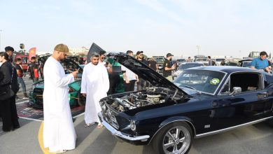 صورة بتشويق وإثارة وحضور كبير من الطلاب والزوار على مدار يومين الجامعة الأمريكية في الإمارات AUE تنظم معرض السيارات العاشر  AUE Car Show