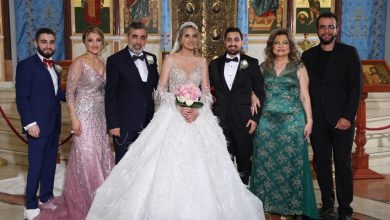 صورة زفاف نيكولا بسام نعمه بحضور نخبة من النجوم