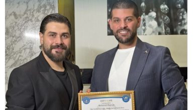 صورة محمّد المجذوب سفيراً للشباب في الشرق الأوسط وشمال أفريقيا