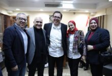 صورة بالصور.. تكريم أيمن الشيوي ومصطفي غريب في افتتاح مهرجان المسرح العالمي 41