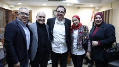 صورة بالصور.. تكريم أيمن الشيوي ومصطفي غريب في افتتاح مهرجان المسرح العالمي 41