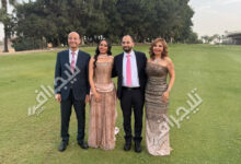 صورة نجوم الفن والأصدقاء يجتمعون بحفل خطوبة إبن عمرو أديب ولميس الحديدي