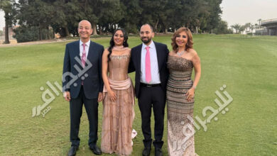 صورة نجوم الفن والأصدقاء يجتمعون بحفل خطوبة إبن عمرو أديب ولميس الحديدي