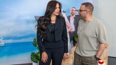صورة النجم احمد السقا وياسمين عبد العزيز والرهان بقوة علي فيلم خللي بالك من نفسك