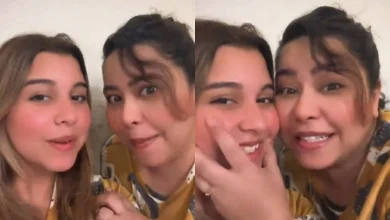 صورة شيرين عبدالوهاب وابنتها هنا يشعلان الميديا بفيديو عفوي وأغنية ياقلبو لنانسي عجرم