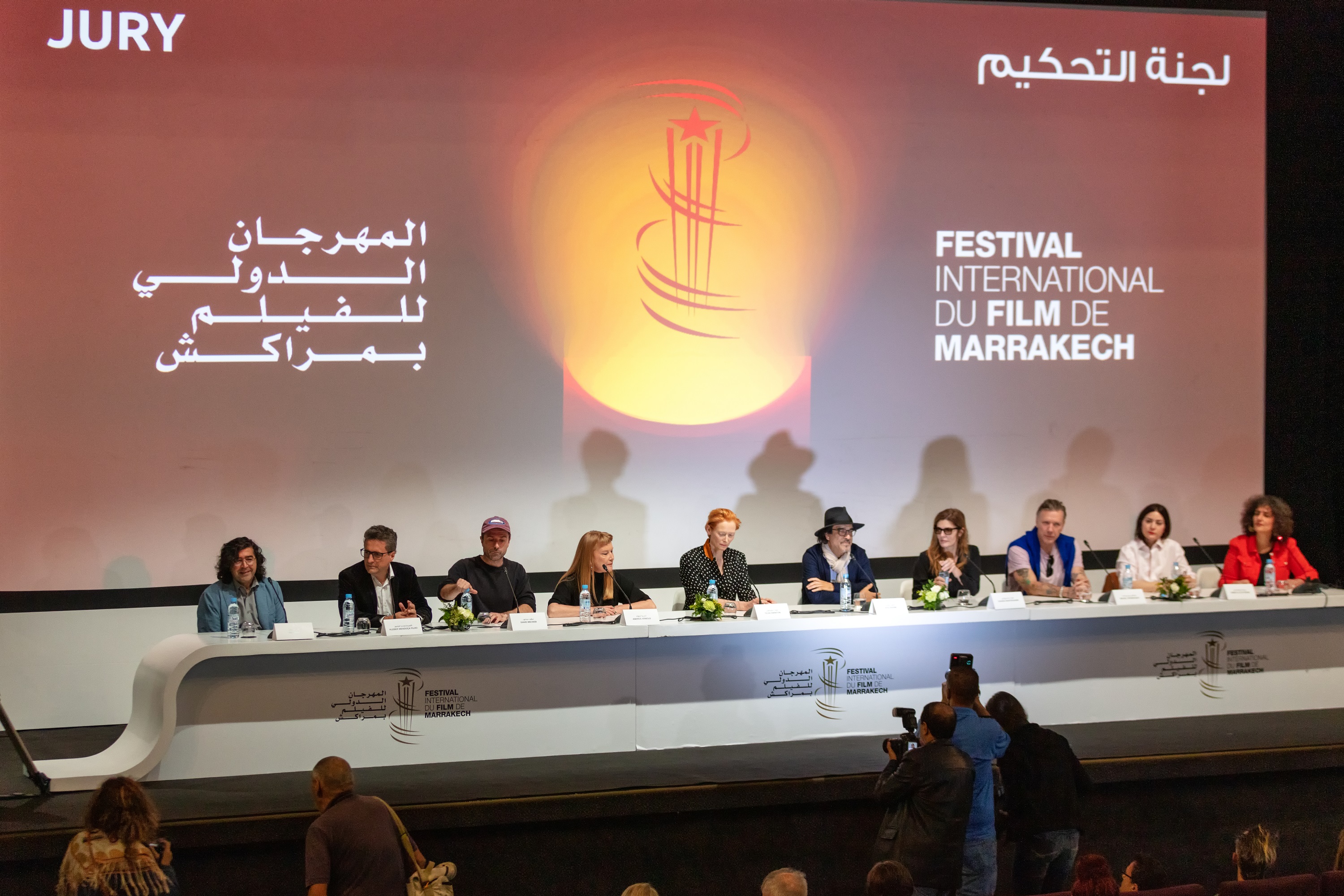 صورة لجنة حكم مهرجان مراكش الدولي للفيلم تعقد ندوتها الصحافية